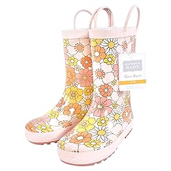 Hudson Baby Kids Rain Boots, Peace Love and
