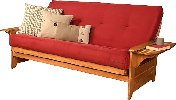 Amazon.com: Kodiak Furniture Phoenix Queen Size Futon Set in Butternut