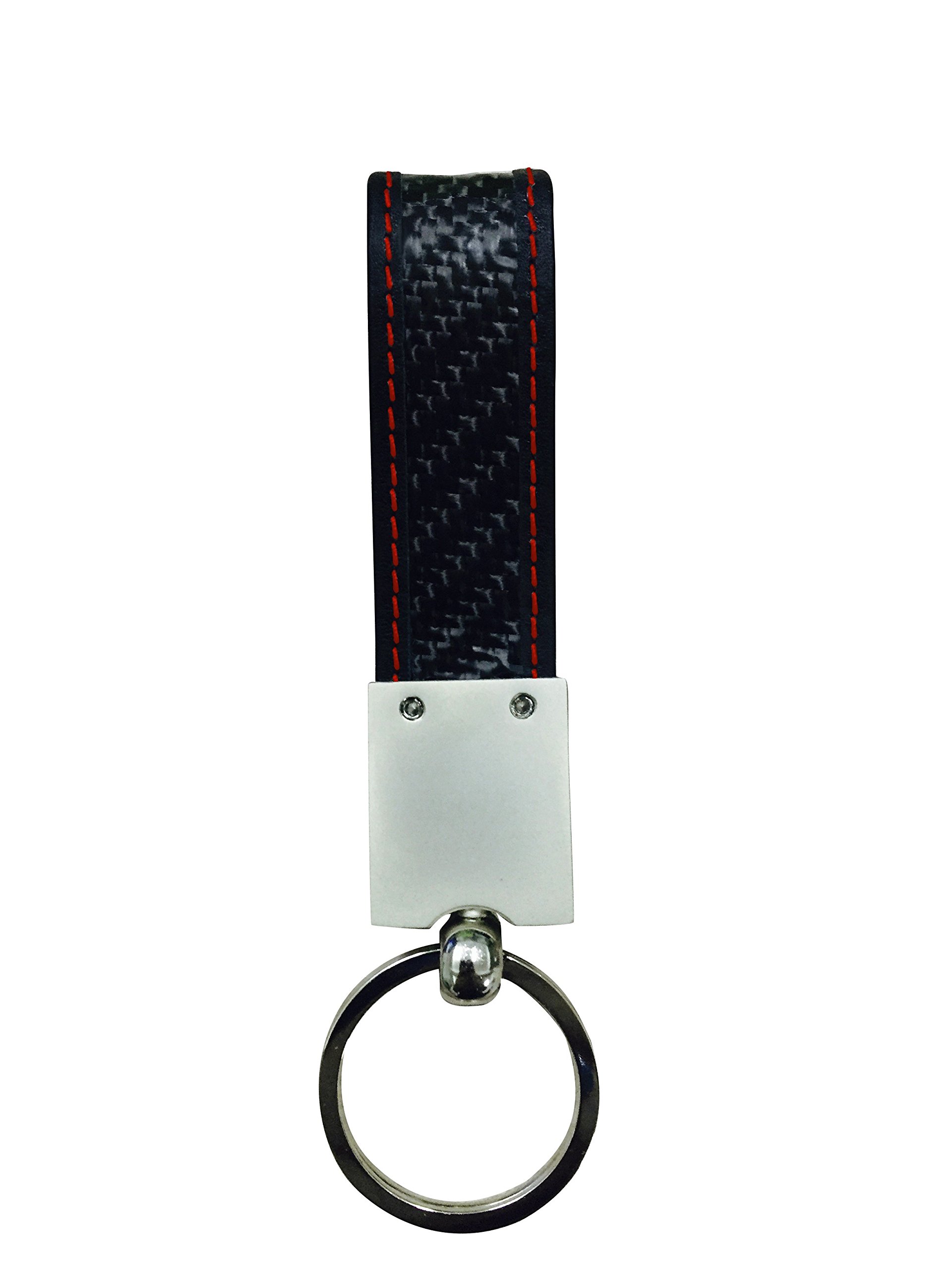 Real Carbon Fiber Keychain Elegant, MGCFTan Timeless,Key chain Red