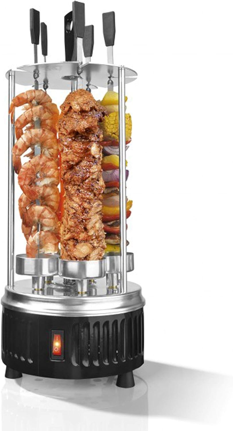 Schaschlikgrill vertikal elektrogrill Schaschlikgrill vertikal elektrogrill