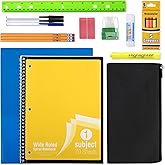 20 Piece School Supplies Pack for K-12 Back to School Supplies Bundle for School Students, Boys and Girls