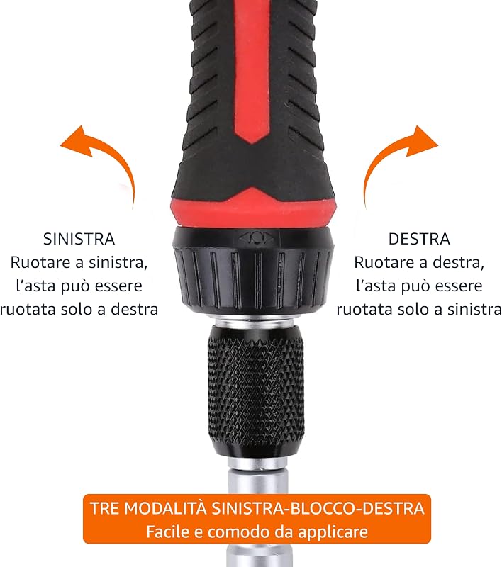 Set di chiavi a cricchetto magnetiche e cacciaviti di precisione per elettronica, 73 unità, confezione da 1, Nero, Rosso, Argento