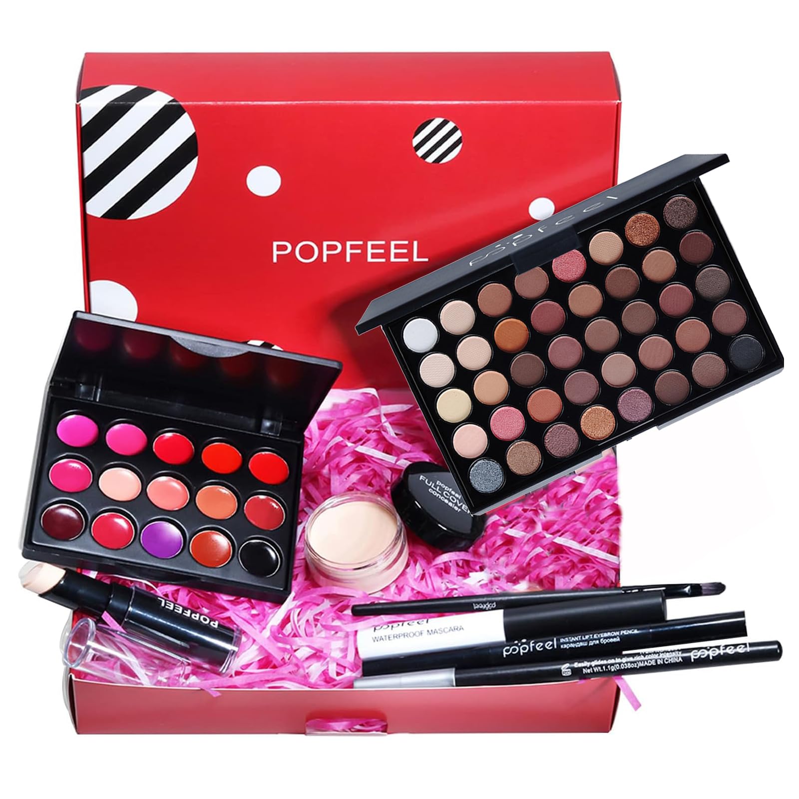 Joyeee Makeup Sets for Women Full Kit, All in One Makeup Gift Starter Set, Make up Set for Teenagers Girls, Makeup Bundle Include Eyeshadow Palette Lipstick Mascara Brush for Cosmetic Gift