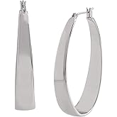 ROBERT LEE MORRIS Oval Hoop Earrings