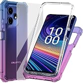 Ailiber for Boost Celero 3 5G/2024 Plus Case, Screen Protector-Blue Pink | Dual Layer, Air-Guard Corners, Shockproof Flexible TPU Bumper, Slim Hard Back, Scratch-Resistant Military Grade Protective