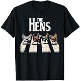 The Hens Retro Chicken Gifts Men Kids Women Funny Chicken T