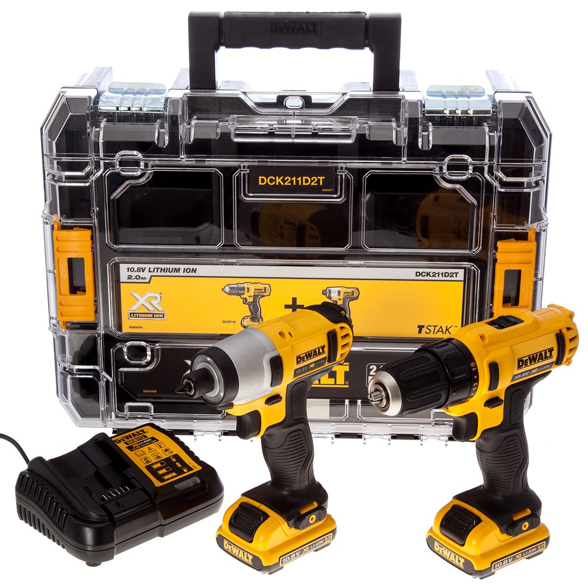 DEWALT 12V XR Sub-Compact Twin Pack, Impact and Drill Driver, 2 x 2.0Ah