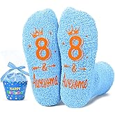 HAPPYPOP Birthday Gift Ideas - Birthday Socks for 5-12 Year Old Kids Boys Girls