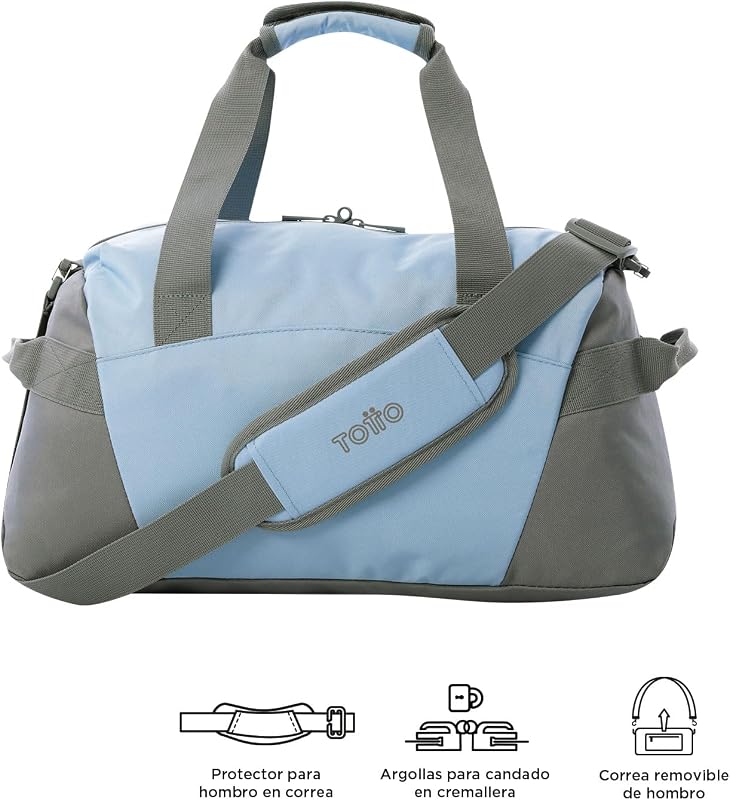 - Saco desportivo, modelo Active Pro S, 40 x 25 x 20 cm, capacidade de 22 L, alça de mão, alça ajustável no ombro, anéis principais de fecho com fecho, cor Angel Falls