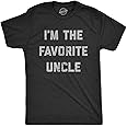 Crazy Dog Mens Funny Uncle T Shirts Sarcastic Family Tees for Guys
