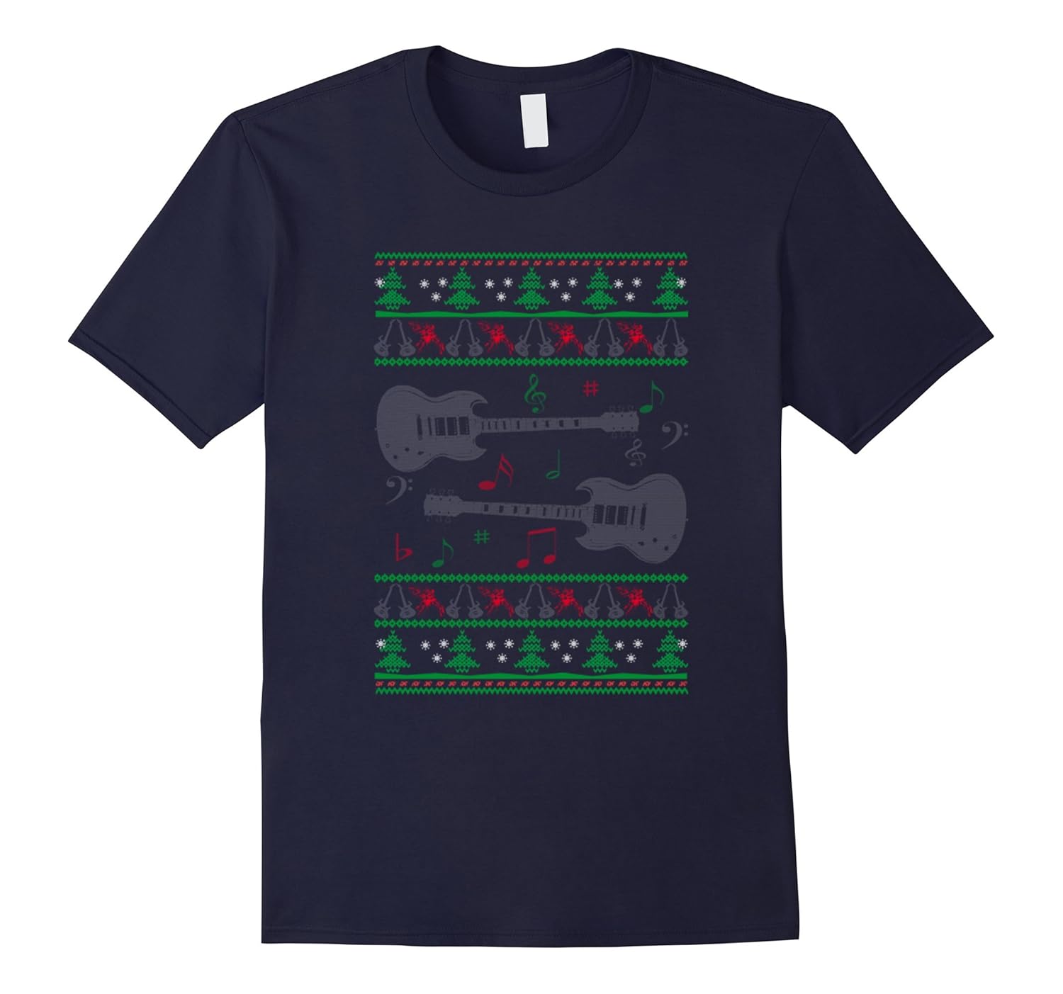 Guitar Christmas shirt-ANZ