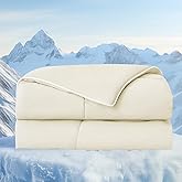 BEDELITE Cooling Comforter Queen Size,Double Side Cooling Blankets for Hot Sleepers,Lightweight & Breathable Summer Comforter Queen Size,Beige,88x88 Inches