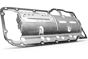 PartsFlow Oil Pan Gasket Compatible with 1999-2013 Chrysler Aspen Dodge Dakota Durango Ram 1500 Jeep Commander Mitsubishi Raider Ram Dakota 4.7L V8 OS30709R, CS26157, OS6330