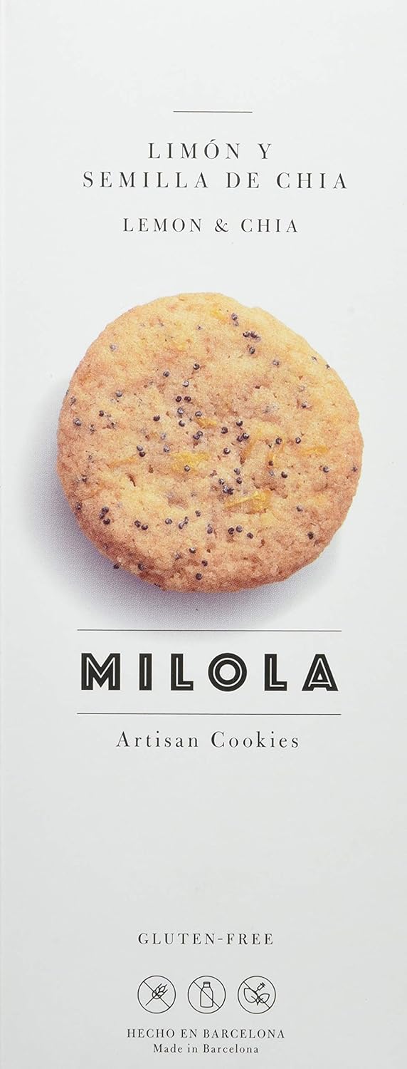Milola, Galleta de Limón y Semillas de Chía - 3 de 140 gr. (Total ...
