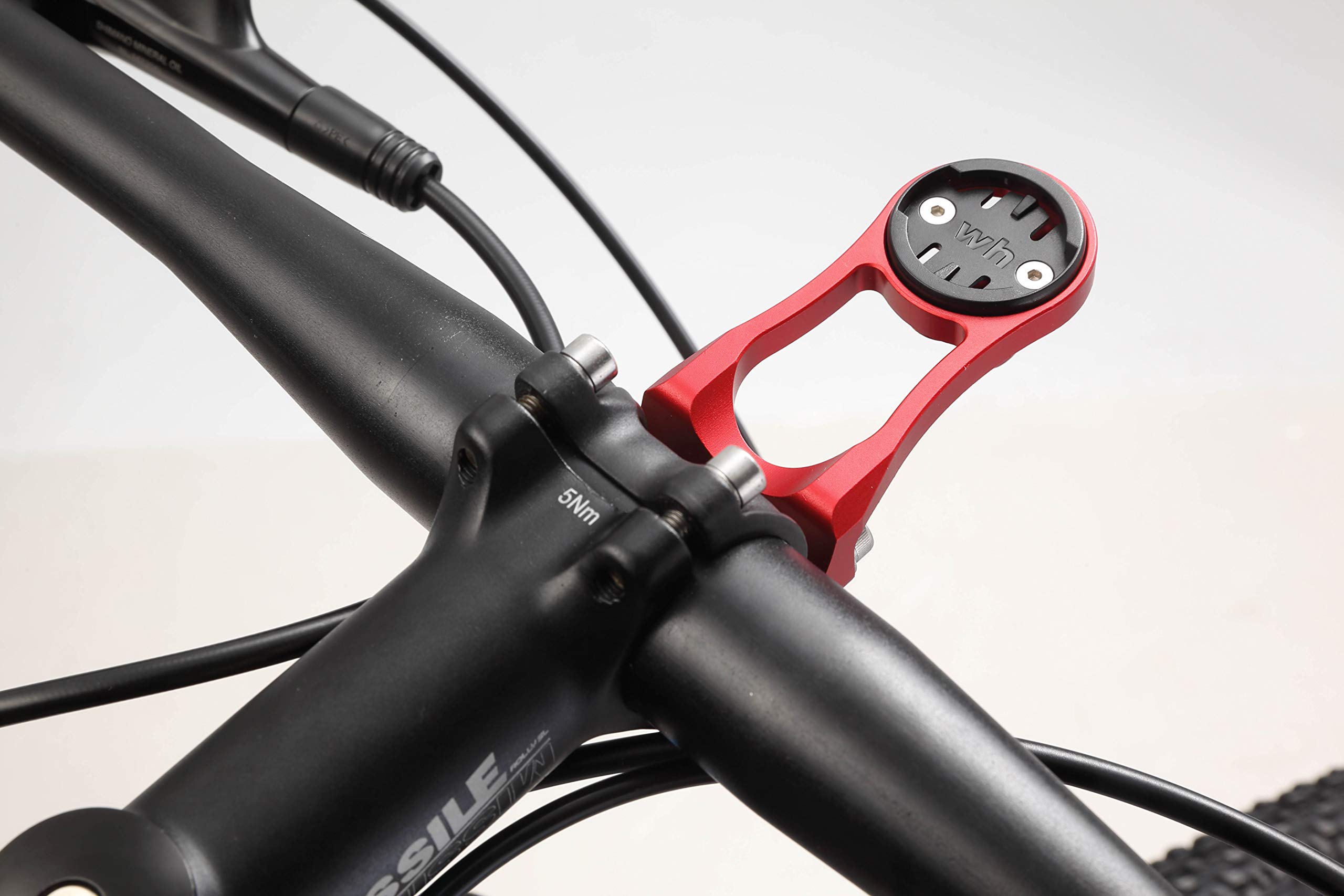 wilesev Bicycle Computer Combo Out Front Mount for Wahoo Elemnt,Wahoo