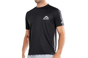 NORTHYARD Men's UPF 50+ Sun Protection Shirts Swim SPF UV Quick Dry Short Sleeve T-Shirts for Athletic Fishing Rash Guard