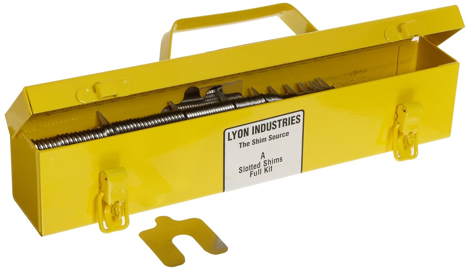 Stainless Steel Slotted Shim Shop Kit, Varying THicknesses