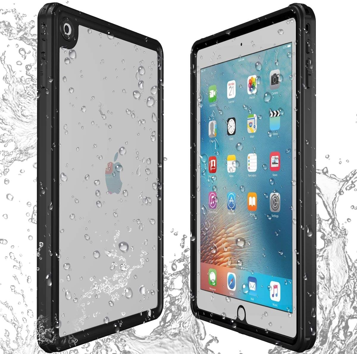 AICase Waterproof Shockproof Case for Apple iPad Pro 9.7 Inch (2017/2018) with Touch ID Highly Sensitive