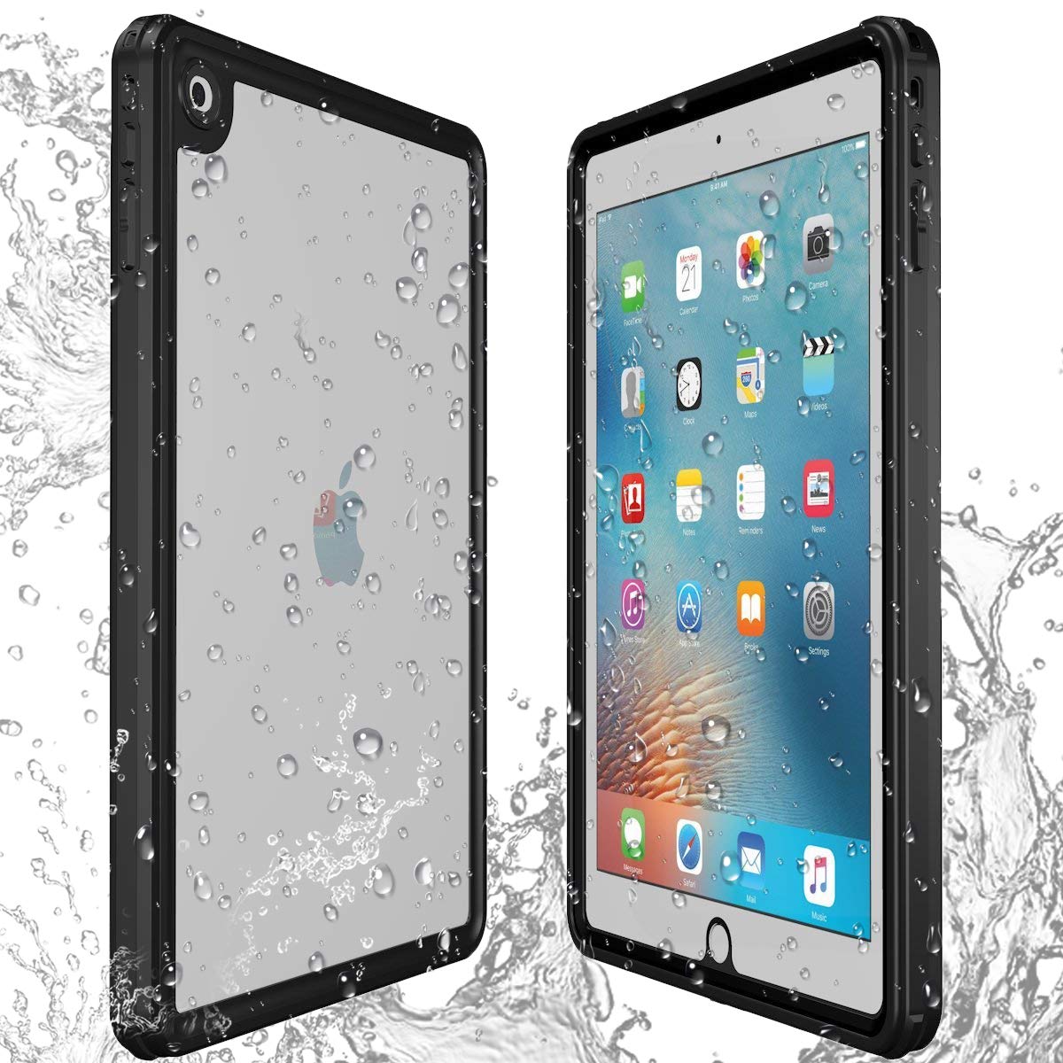 AICase Waterproof Shockproof Case for Apple iPad Pro 9.7 Inch (2017/2018) with Touch ID Highly Sensitive, Waterproof Case with Built-in Screen Protector for iPad Pro 9.7 Inch Tablet โ image 1
