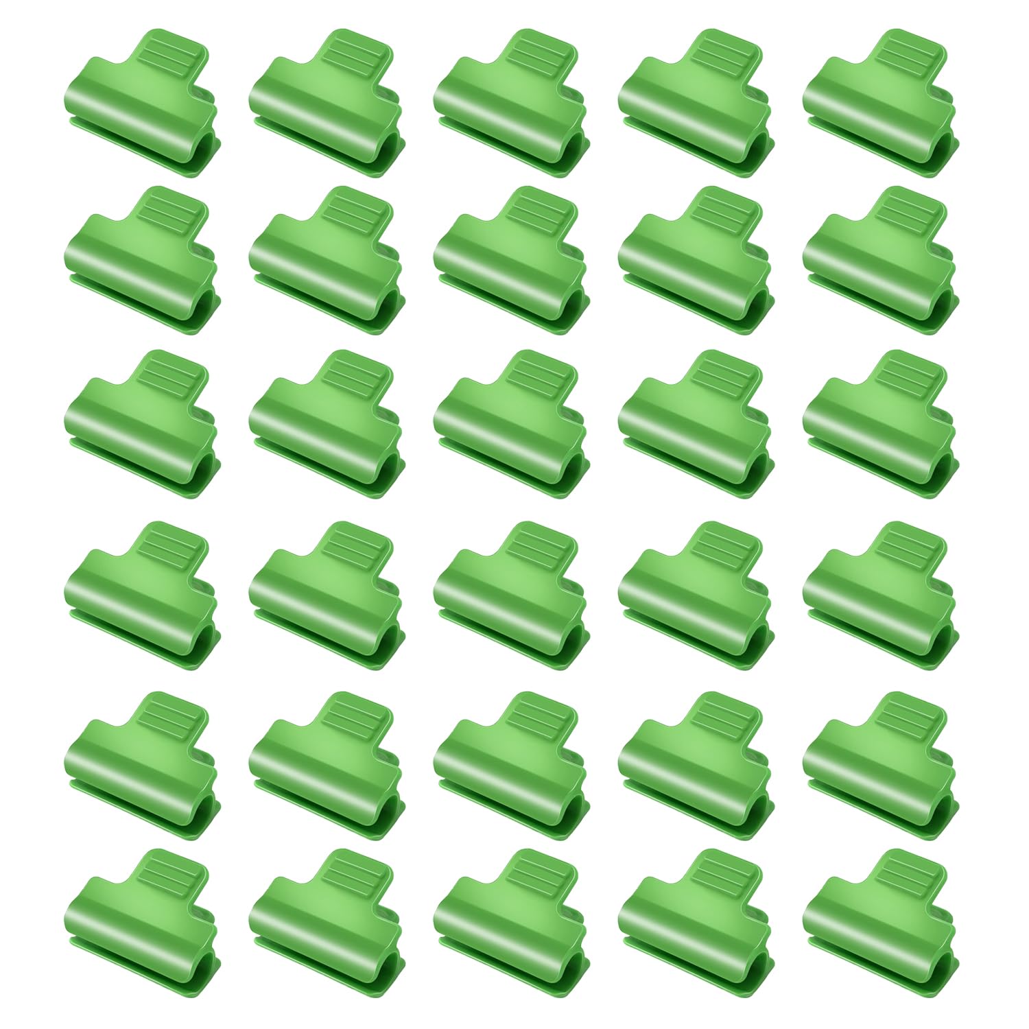 30-Pack Greenhouse & Garden Clamps - Heavy Duty Plant Support Clips for Row Cover, Tunnel Hoop, Shading Netting & Pipe Fixing (11mm)