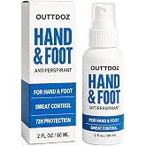 DryGrip Antiperspirant Spray for Sweaty Hands &amp; Feet, 15% Aluminum Chloride | Fragrance-Free Hand &amp; Foot Sweat Control for Sports, Work &amp; Everyday Use