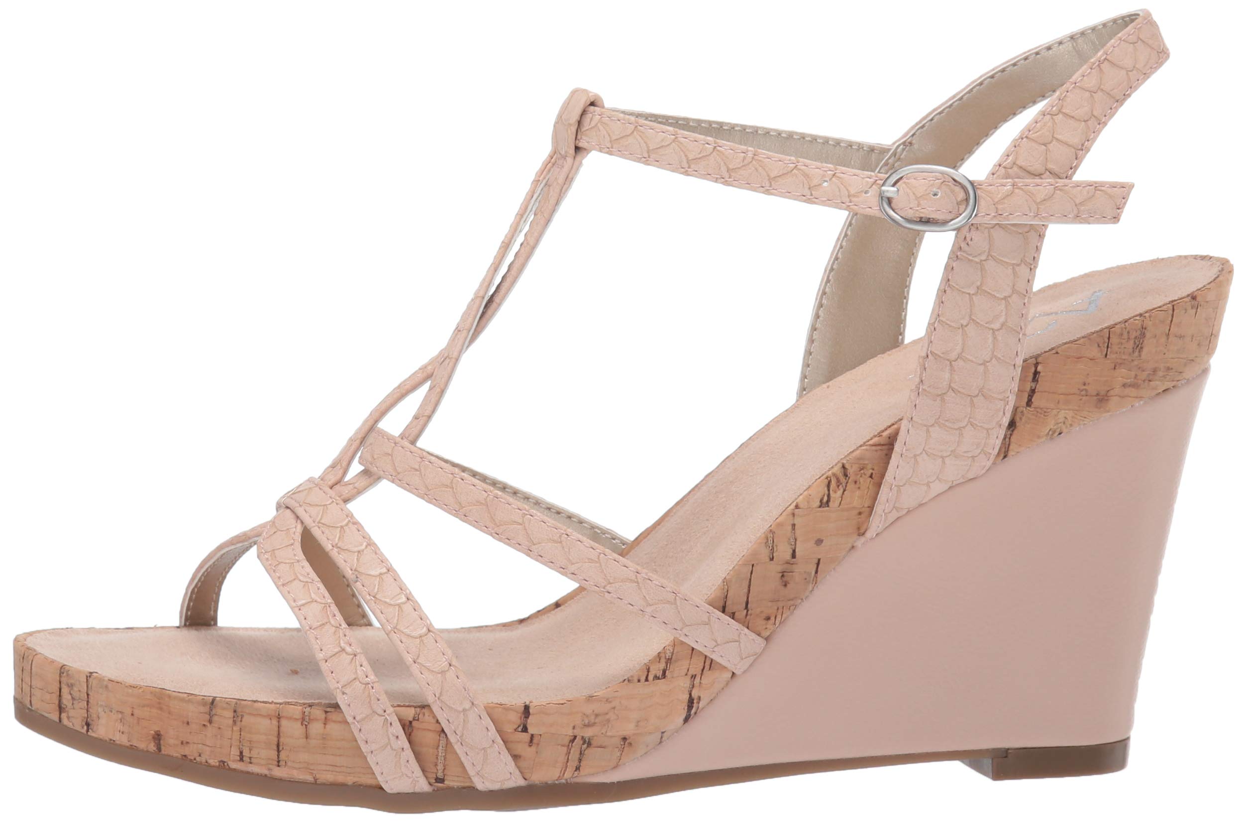 Aerosoles - Women's Plushed Nickel Wedge Sandal - Open Toed Heel with Memory Foam Footbed - Image 6