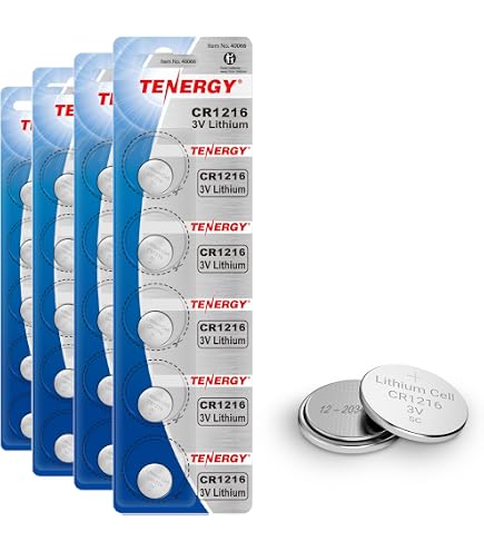 Amazon.com: Tenergy CR927 3V Lithium Button Cell Battery, for