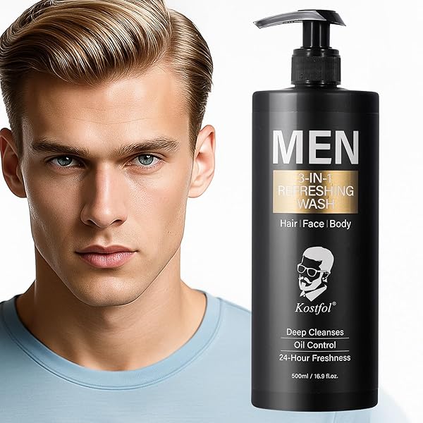 NUSPA NUSPA 3 IN 1 CLARIFYING MENS SHAMPOO...