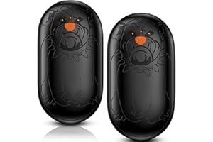 AJVV Hand Warmers Rechargeable 2 Pack, 8000mAh Electric Reusable Hand Warmer, Magnetic 2 in 1 Puppy-Shaped Portable Pocket USB Handwarmers with All Day Warmth, Best Warm Winter Gift Women Men