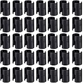 Apoulin 50Pack Wire Shelf Clips - 25 Pairs Wire Shelving Shelf Lock Clips for 1" Post Shelvings