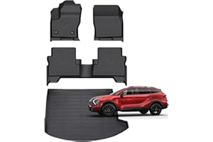 NORAND for Ford Escape Floor Mats 2019 2018 2017 2016 2015 2014 2013,Car Mats for Ford Escape All Weather Floor Mats Cargo Liner Accessories 2013-2019