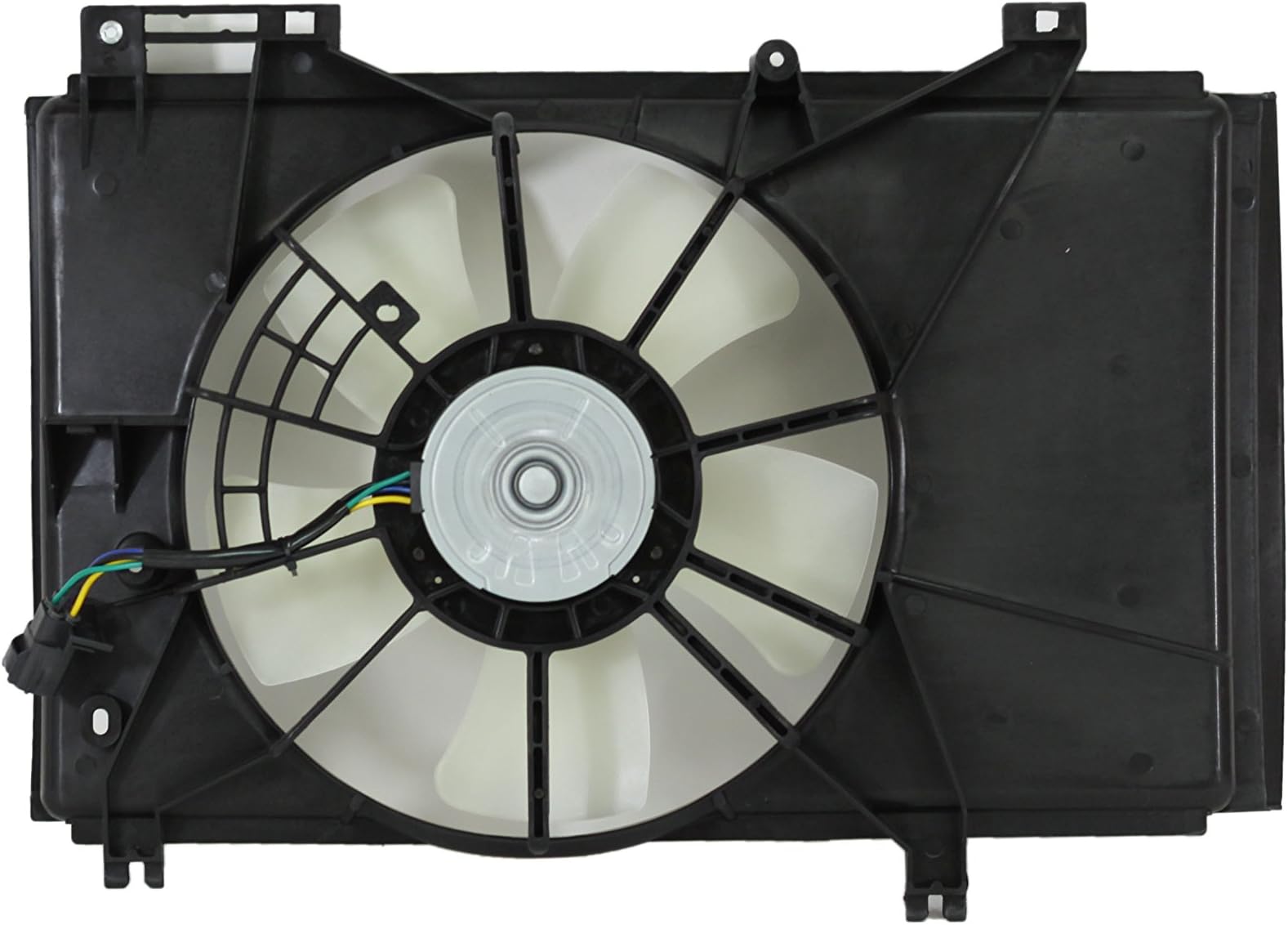 Dual Radiator and Condenser Fan Assembly - Cooling Direct Fit/For ZJ3815025B 11-14 Mazda Mazda2