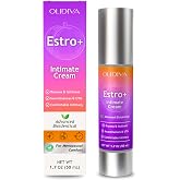 Olidiva Bioidentical Estriol Cream for Women - Intimate Moisturizing Cream for Women - Menopause Relief for Vaginal Dryness &amp; Vulva Itch &ndash; 50g / 1.76 oz (3 Month Supply)