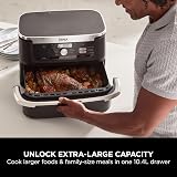 Ninja Foodi FlexDrawer Air Fryer Dual Zone 10.4L 7-in-1 AF500UK view 4