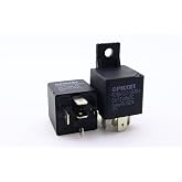 (x2) PC792A-1C-C1-12S-RN-X-2 | 5 Pin Bosch Style SPDT 12 VDC Coil, 40/30 A Switching, Mini ISO Sealed Automotive Plug in Relay, Plastic Mounting Bracket, W/Resistor | Cross: Omron G8JN-1C7T-MF-R-DC12