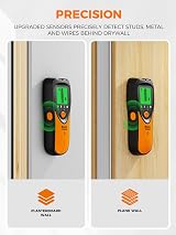Mecurate 5-in-1 Stud Finder Wall Scanner with LCD Display and Audio Alarm view 3