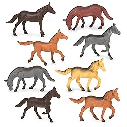 Terra by Battat – 60 Pieces Wild Horses Tube