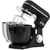 Kitchen in the box Stand Mixer, 4.5QT + 5QT Two Bowls Kitchen Electric Mixer, 10-Speed Matte Food Mixer with Egg Whisk, Dough