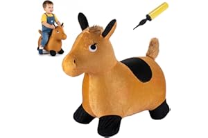 Willingfun Bouncy Horse for Kids, Plush Bouncy Pals, Ride on Toys for Toddlers, Bouncing Toy Hopper Toy, Toys and Gifts for Boys and Girls Aged 2, 3, 4, 5