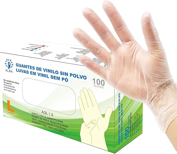 taille des gants jetables