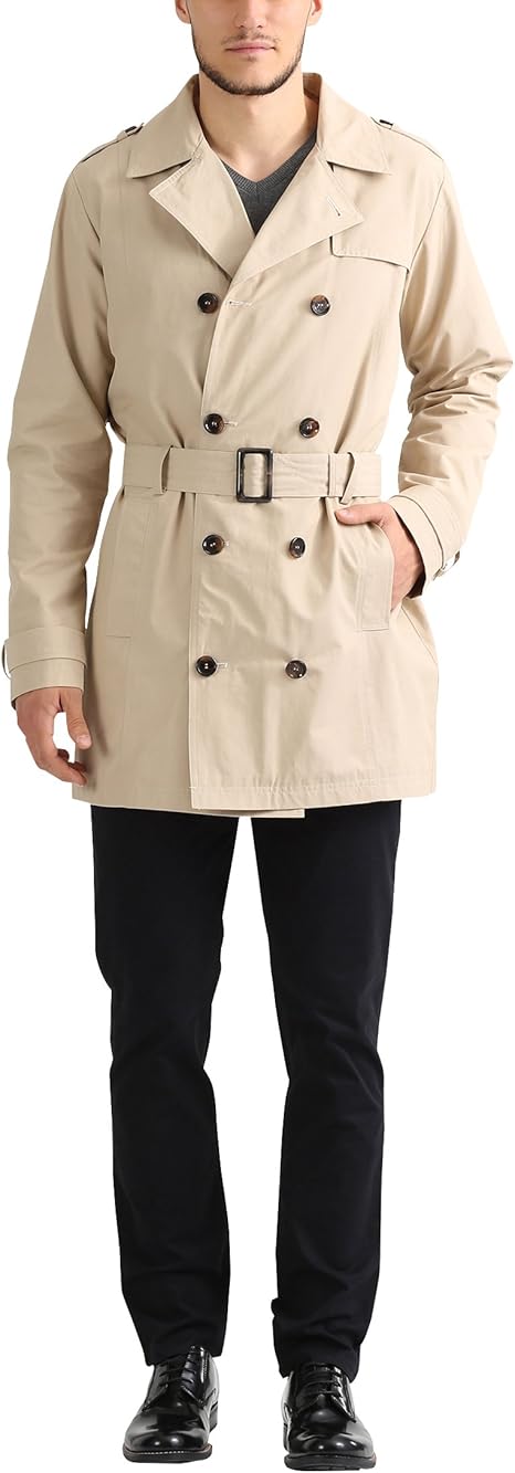 Manteau beige homme ceinture Clearance