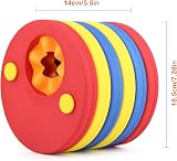 Makone Kids Arm Floats 6pc Swim Learning Discs Eva Foam w/ Storage Bag Ages 3-6 view 6