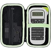 Peyyargo Case Compatible with Brother P-Touch PTH110 / PTH111 Pro / PTE110 Portable Monochrome Label Maker (Black)