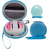 Xcivi Hard Carrying Case and Silicone Skin Shell Cover for Tamagotchi Pix
