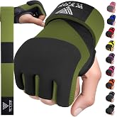 WYOX Neoprene Gel Boxing Hand Wraps Inner Gloves for Men &amp; Women &ndash; 80cm/31in Quick Wrist Strap, Padded Knuckle Protection, Fingerless MMA Muay Thai Kickboxing Wraps for Training &amp; Martial Arts
