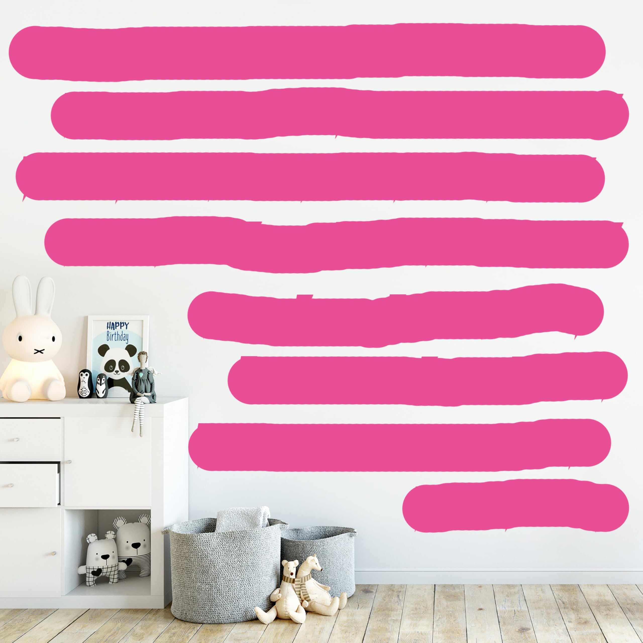 A1diee Set of 96 Lightning Bolt Wall Decal Preppy Pink Room Decor Aesthetic Vinyl Peel and Stick Thunder Wall Stickers for College Students Girls Pink Dorm Bedroom Living Room Nursery Decorations