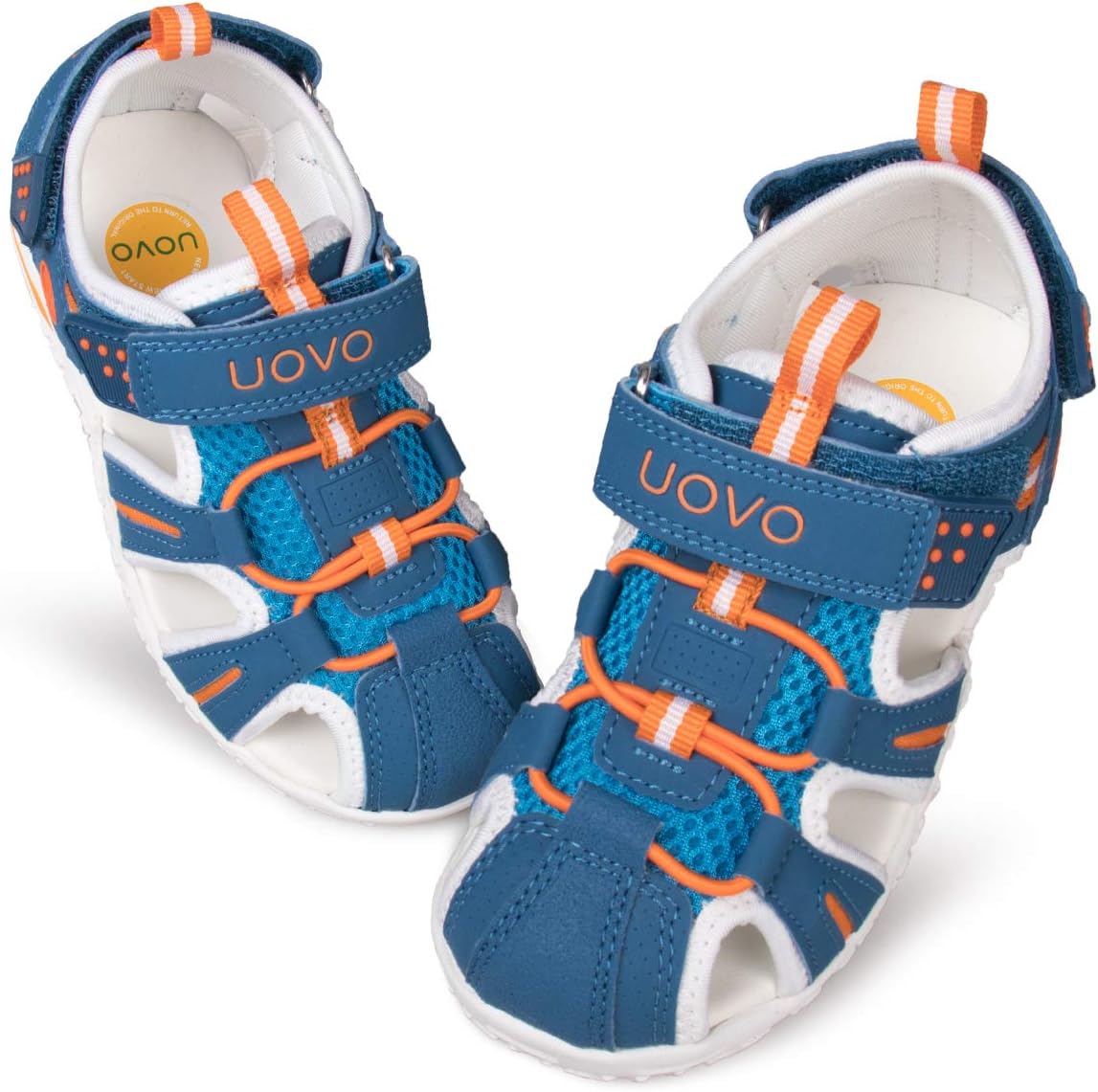 UOVO Boys Sandals Kids Sandals Hiking Athletic Closed-Toe Beach Summer Sandals for Boys Quick-Drying
