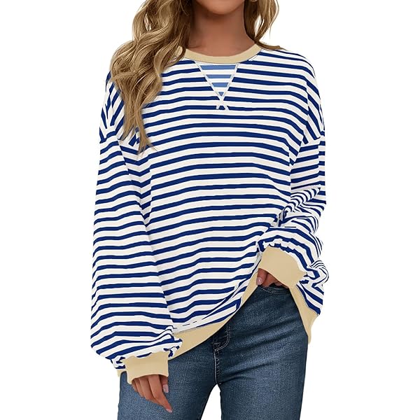 Long Sleeve T Shirts for Women, Pink Polka Dot Black Round