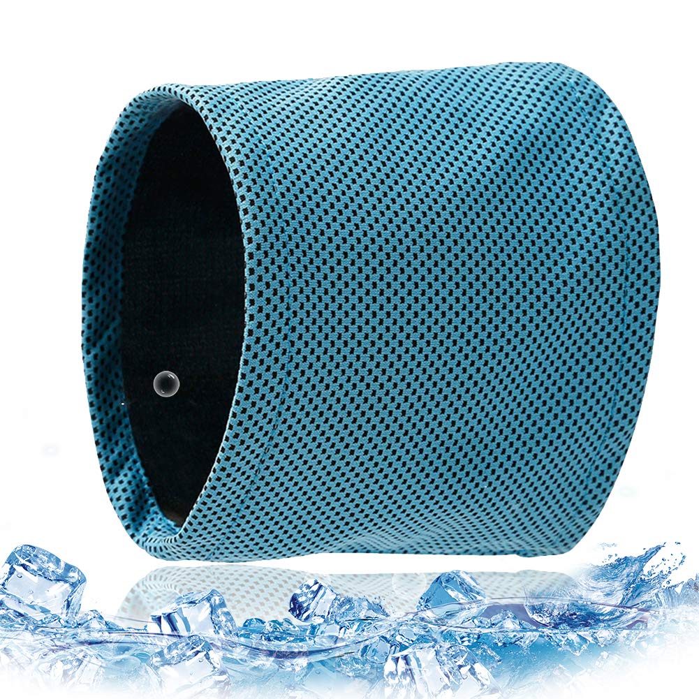 CHEPL Cooling Dog Collar Summer Cooling Collar Scarf Pet Neckerchief Chill Out Pet Cooling Collar Ice Bandana Pet Ice Bandana Blue