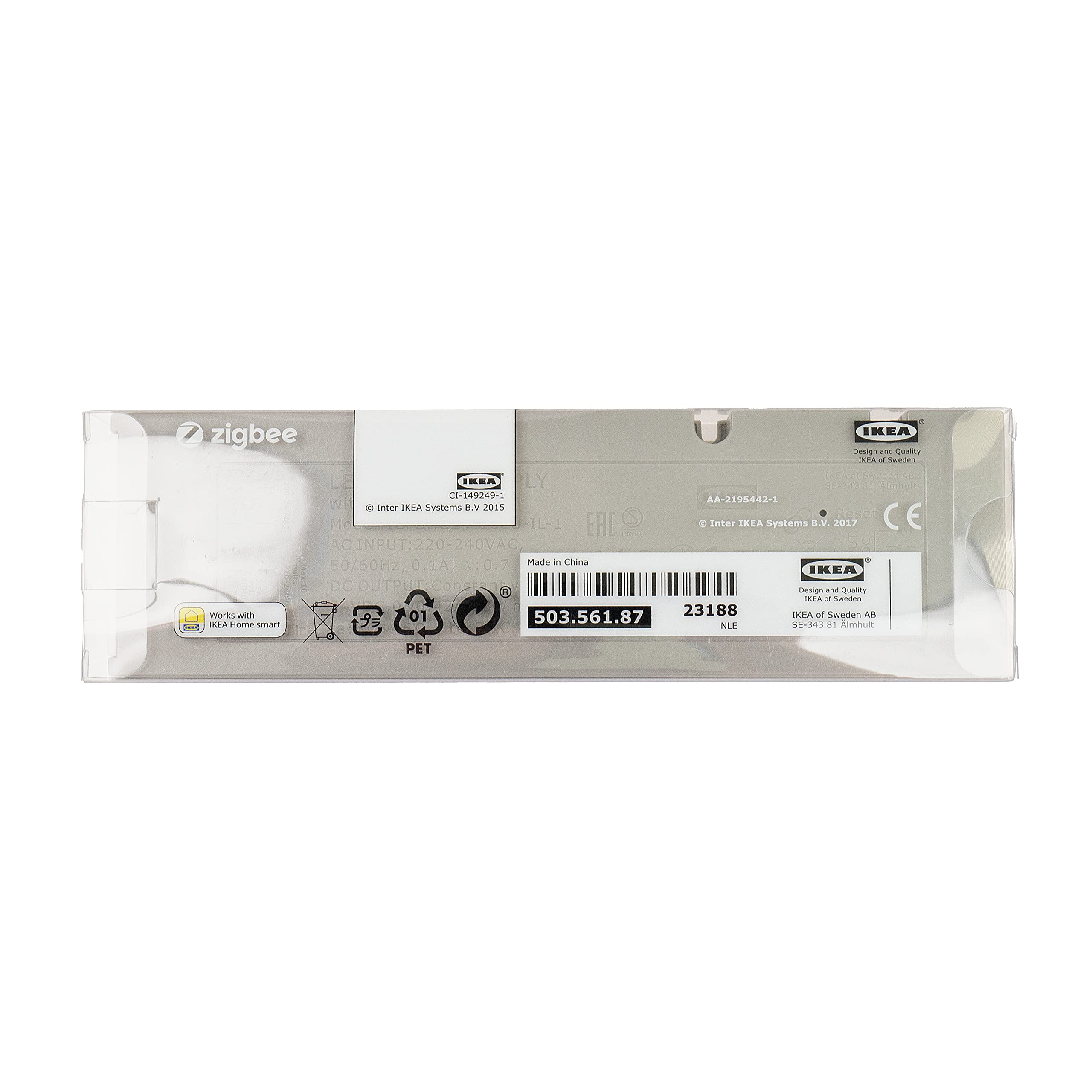 IKEA TRADFRI Zigbee Driver for Wireless LED Control, 10 Watts, 24 Volts Output, 503.561.87